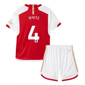 Arsenal Ben White #4 Heimtrikot 2023-24 Kurzarm (+ kurze hosen)